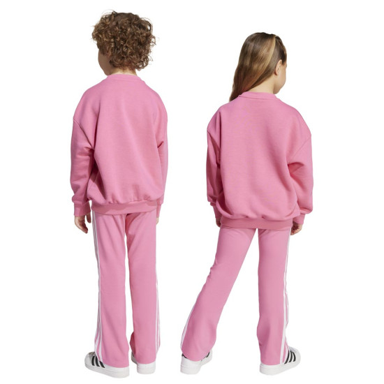 Adidas Παιδικές φόρμες σετ Loose Crew Flared Legging Set